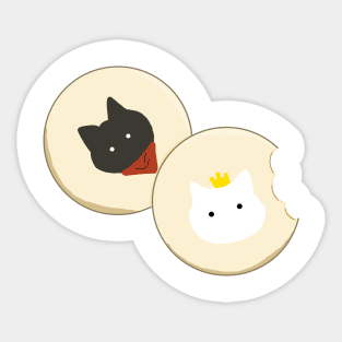 Merthur Cats sugar cookies Sticker